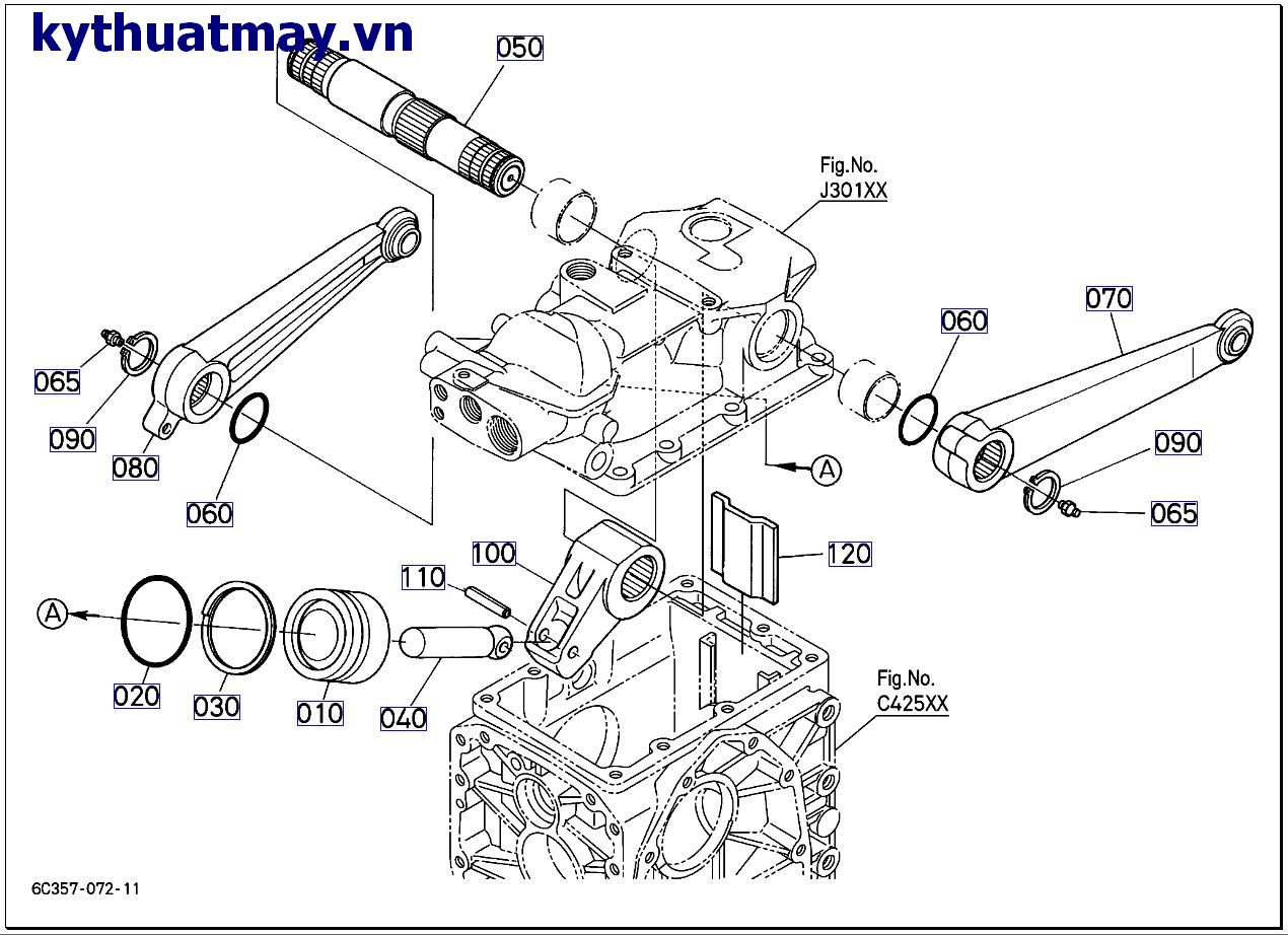 Pittong thủy lực / trục